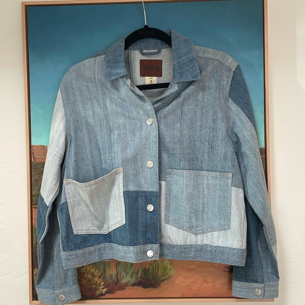 Gap Patchwork Denim Jacket - image 1